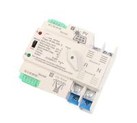 Type de rail de commutateur de transfert automatique solaire connecté au réseau 2P 3P 4P 63A 100A AC220V ATS alimentation du système photovoltaïque à l'alimentation commerciale W2R(PV 110V,2P 63A)