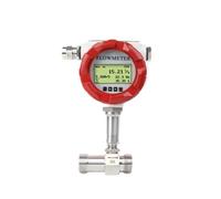 Type de section capteur tuyau débitmètre liquide, acier inoxydable(DN25 with display thread 4-20mA)