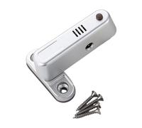 Type de sécurité avec alarme à vibrations intelligentes et mécanisme de verrouillage pour porte et entrée Type lourd Verrou de sécurité moderne avec alarme Finition argentée Loquets anti-effraction