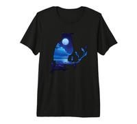 Type de Sommeil Hibou Nuit Active Late Riser Moon T-Shirt Haut de Gamme