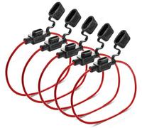 Type en ligne de la lame voiture automatique 5pcs AU M Mini-fusible étanche du support boîtier moteur 2V 32V 16 AWG