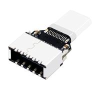 Type Et Femelle À Type C Mâle-câble D'extension Haute Vitesse USB 3, Convertisseur De Données 20 Gbit/s | Bouchon De Port De Terminal Connecteur Adaptateur D'interface D'alimentation Pe