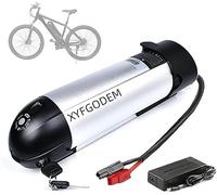 Type Kettle Batterie au lithium 24 V 15,6 Ah pour vélo électrique avec chargeur, USB, témoin lumineux et support compatible moteurs 0-500 W vélos urbains/de course