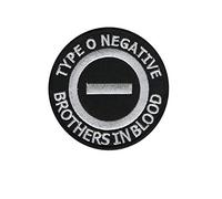 Type O Negative Brothers In Blood Écusson Patch en fer brodé sur accessoire