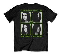 Rock Off Trade T-shirt Type O Negative – Logo officiel du groupe, nouveau, noir/vert, Homme XL