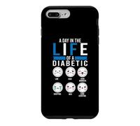 Type One Diabetes A Day As A Diabetic Funny T1D Awareness Coque pour iPhone 7 Plus/8 Plus
