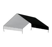 Type Pare-soleil en forme de cage à poules Argenté réfléchissant | Protection contre les intempéries pour poules, tissu plaqué argent, protection contre la pluie du soleil pour une