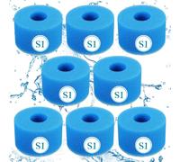 Type S1 Éponge Filtrante de Piscine en Mousse Filtre pour Intex Type S1 pour Piscine,Cartouche filtrante pour Bain à remous (8 pièces)