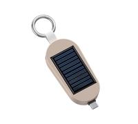 (TypeC,Milk Tea Color)4 in 1 Mini Power Phone Watch Banks with Keychains Carryable Retractable Plug Power Banks for Outdoor Camping