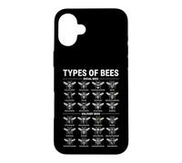 Types d'abeilles Entomologie Guide des espèces d'insectes Coque pour iPhone 16 Plus