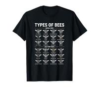Types d'abeilles Entomologie Guide des espèces d'insectes T-Shirt