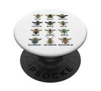 Types d'abeilles, Tableau des espèces d'abeilles, Sciences de l'entomologie PopSockets PopGrip Adhésif