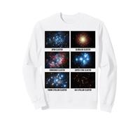 Types d'amas d'étoiles Astronomie et Exploration Spatiale Sweatshirt