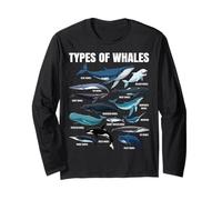 Types de baleines Biologiste éducatif Passionné de vie marine Manche Longue