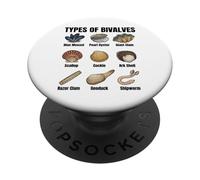 Types de bivalves, Tableau des espèces bivalves, biologie Marine PopSockets PopGrip Adhésif