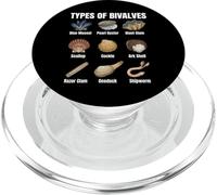 Types de bivalves, Tableau des espèces bivalves, biologie Marine PopSockets PopGrip pour MagSafe