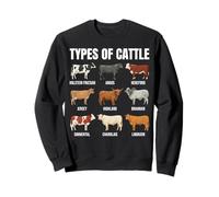 Types de Collection de Races bovines Sweatshirt