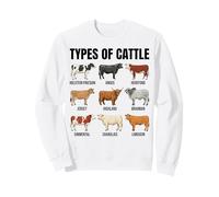 Types de Collection de Races bovines Sweatshirt