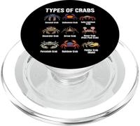 Types de crabes - Tableau des espèces de crabes et diversité Marine PopSockets PopGrip pour MagSafe