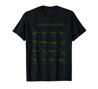 Types de Dinosaures : T-Rex Raptor, école, Maternelle T-Shirt