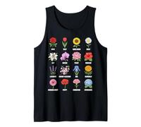 Types de Fleurs Guide botanique Tableau des variétés inférieures Débardeur