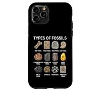 Types de fossiles Graphique Paléontologie Science Amoureux des fossiles Coque pour iPhone 11 Pro