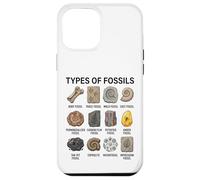 Types de fossiles Graphique Paléontologie Science Amoureux des fossiles Coque pour iPhone 12 Pro Max