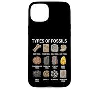 Types de fossiles Graphique Paléontologie Science Amoureux des fossiles Coque pour iPhone 15 Plus