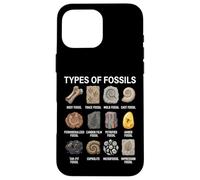Types de fossiles Graphique Paléontologie Science Amoureux des fossiles Coque pour iPhone 16 Pro Max