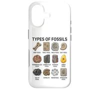 Types de fossiles Graphique Paléontologie Science Amoureux des fossiles Coque pour iPhone 17