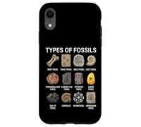 Types de fossiles Graphique Paléontologie Science Amoureux des fossiles Coque pour iPhone XR