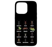Types de Fourmis, Tableau des espèces de Fourmis, Science des Insectes, entomologie Coque pour iPhone 15 Pro Max
