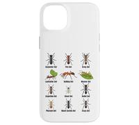 Types de Fourmis, Tableau des espèces de Fourmis, Science des Insectes, entomologie Coque pour iPhone 14 Plus