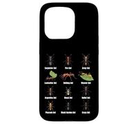 Types de Fourmis, Tableau des espèces de Fourmis, Science des Insectes, entomologie Coque pour iPhone 15 Pro