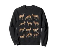 Types de Gazelles - Gazelle Espèces Science Garçons Filles Enfants Sweatshirt