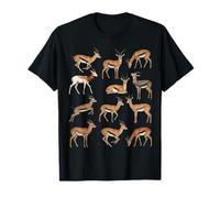 Types de Gazelles - Gazelle Espèces Science Garçons Filles Enfants T-Shirt