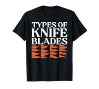 Types de Lames de Couteau - Diagramme des Lames T-Shirt