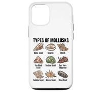 Types de mollusques, Tableau des espèces de mollusques, biologie Marine Coque pour iPhone 12/12 Pro