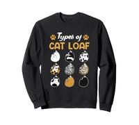 Types de Pain de Chat Mignon Chaton Meme Chat Amateur de Pain Gourmand Sweatshirt