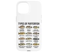 Types de Poisson-Globe, Tableau des espèces de Poissons-Globes, Poissons Marins Coque pour iPhone 15