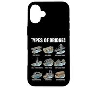Types de ponts Graphique Génie Civil Architecture Coque pour iPhone 16 Plus