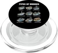 Types de ponts Graphique Génie Civil Architecture PopSockets PopGrip pour MagSafe