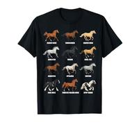 Types de Races de Chevaux - Science équine et biologie Animale T-Shirt