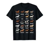 Types de Races de Chevaux - Science équine et biologie Animale T-Shirt
