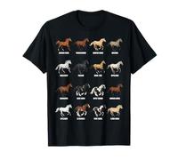 Types de Races de Chevaux - Science équine et biologie Animale T-Shirt