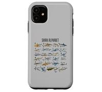 Types de Requins Alphabet A-Z ABC Identification des Requins Coque pour iPhone 11