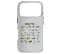Types de Requins Alphabet A-Z ABC Identification des Requins Coque pour iPhone 17 Pro