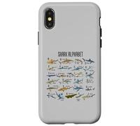 Types de Requins Alphabet A-Z ABC Identification des Requins Coque pour iPhone X/XS