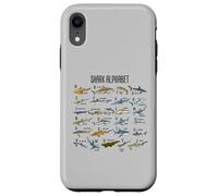 Types de Requins Alphabet A-Z ABC Identification des Requins Coque pour iPhone XR