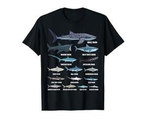 Types de requins Identification des requins Espèces de requins T-Shirt